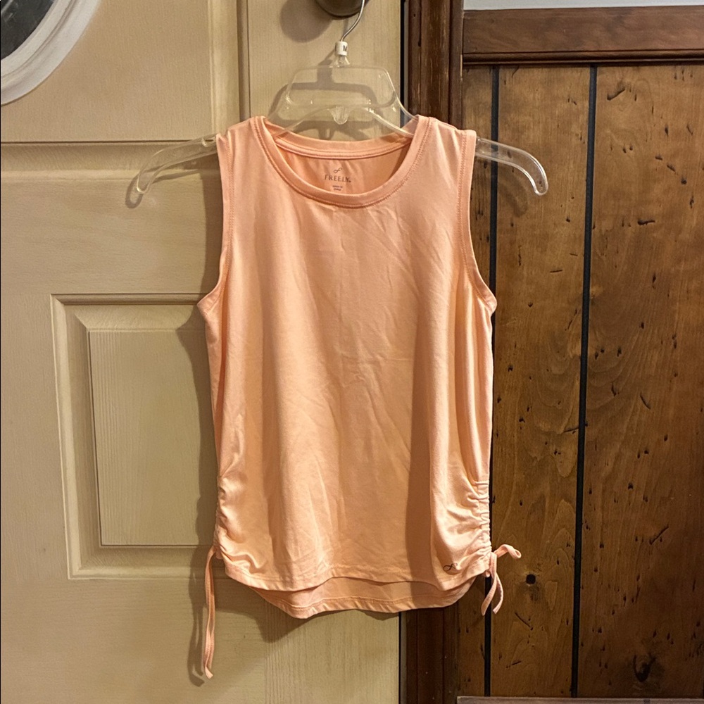 Peach Sleeveless Tank Top for Girls Size XL